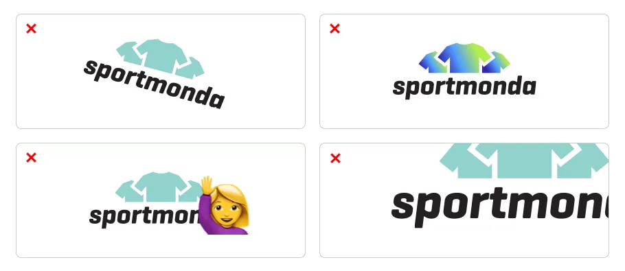Utilisation du logo Sportmonda